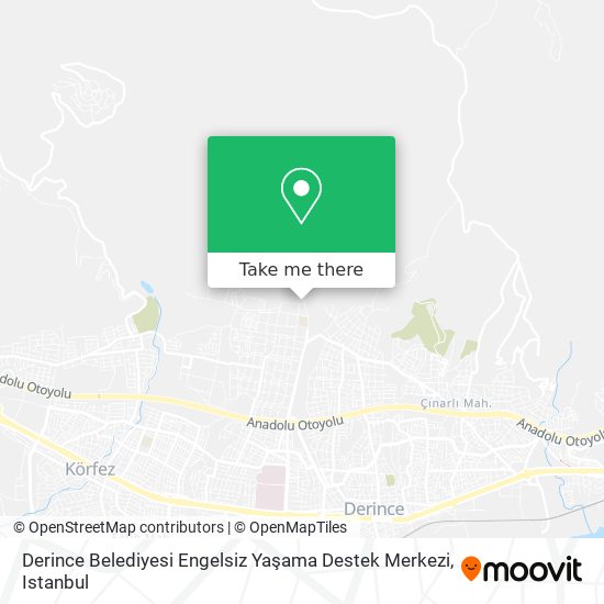 Derince Belediyesi Engelsiz Yaşama Destek Merkezi map