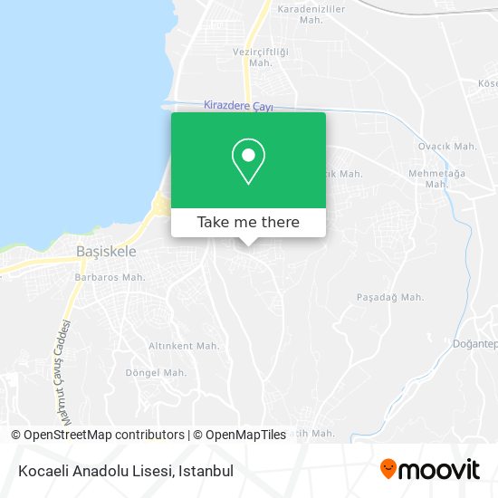 Kocaeli Anadolu Lisesi map