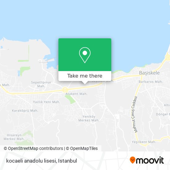 kocaeli anadolu lisesi map