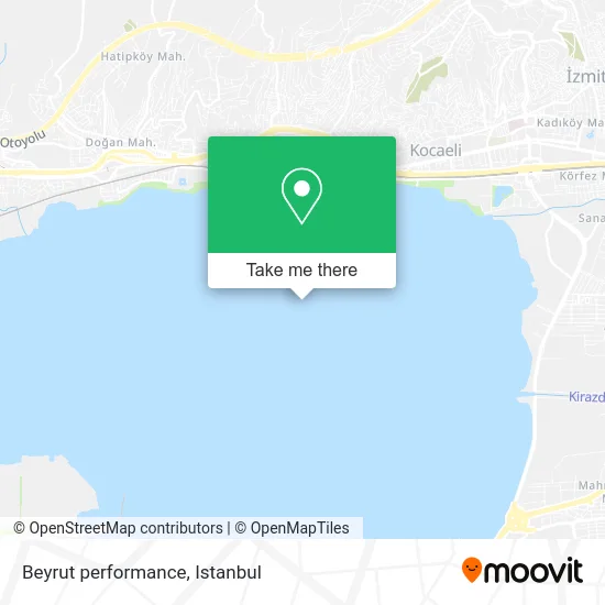 Beyrut performance map