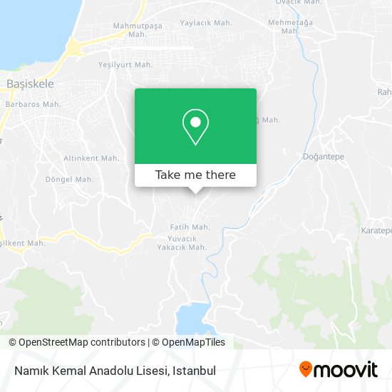 Namık Kemal Anadolu Lisesi map