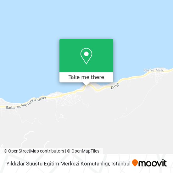 Yıldızlar Suüstü Eğitim Merkezi Komutanlığı map