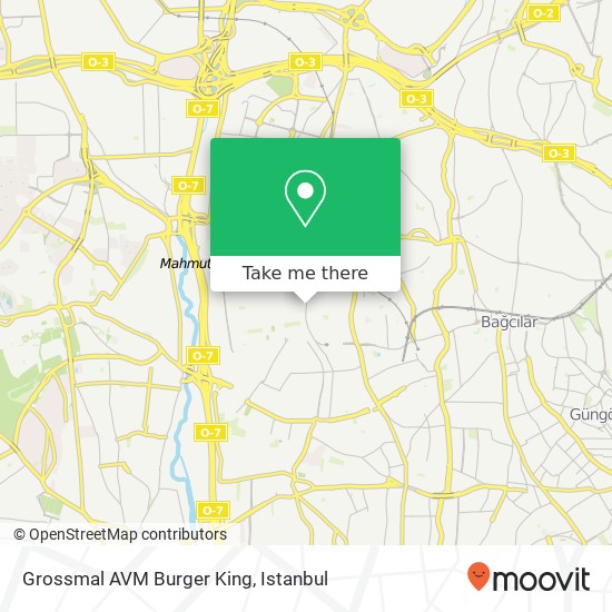 Grossmal AVM Burger King map