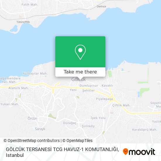 GÖLCÜK TERSANESİ TCG HAVUZ-1 KOMUTANLIĞI map