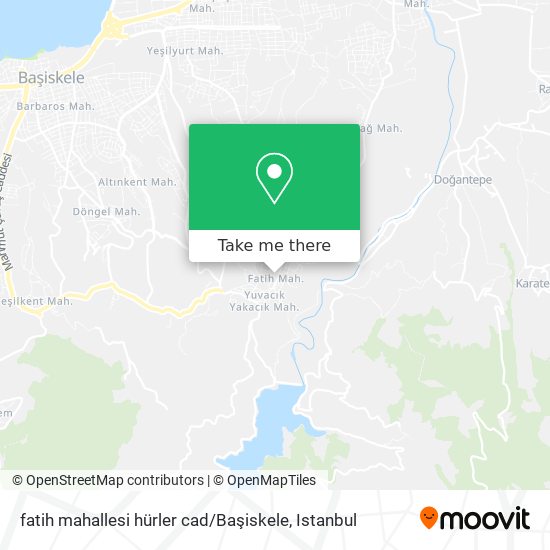 fatih mahallesi hürler cad / Başiskele map