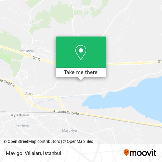 Mavıgol Vıllaları map