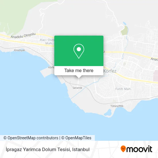 İpragaz Yarimca Dolum Tesisi map