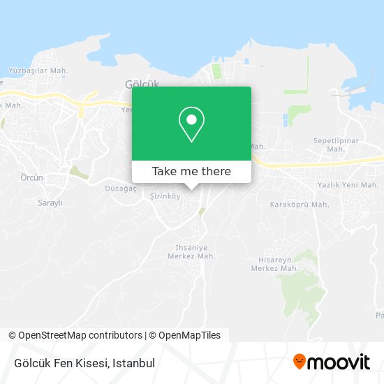 Gölcük Fen Kisesi map