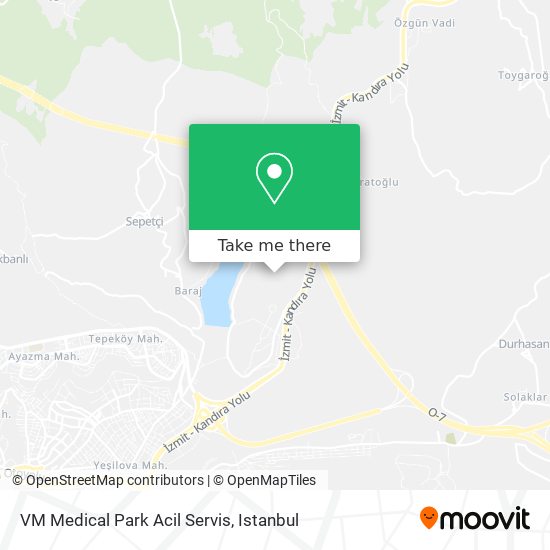 VM Medical Park Acil Servis map