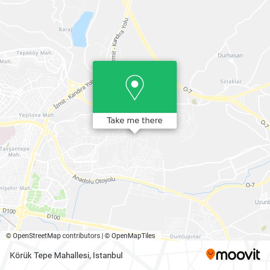 Körük Tepe Mahallesi map