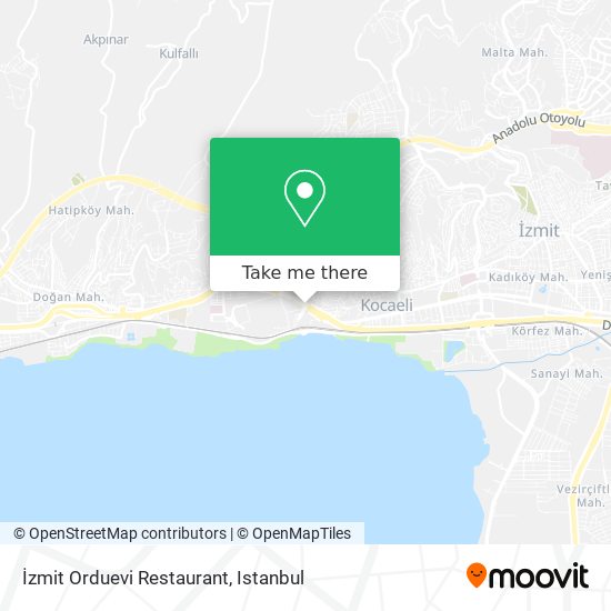 İzmit Orduevi Restaurant map
