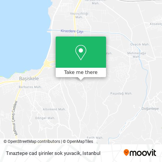 Tınaztepe cad şirinler sok yuvacik map