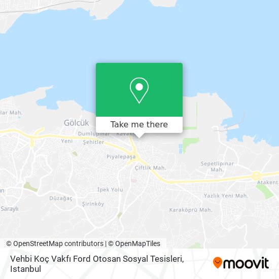 Vehbi Koç Vakfı Ford Otosan Sosyal Tesisleri map