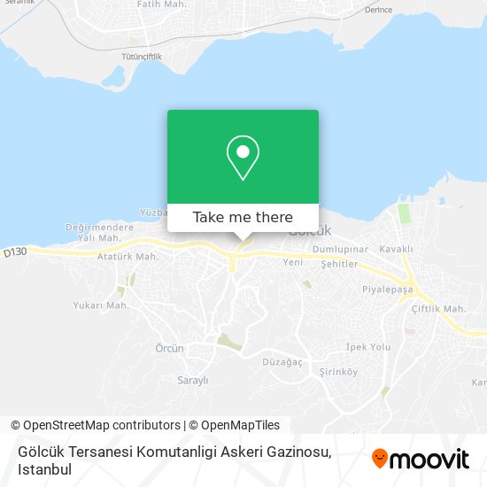 Gölcük Tersanesi Komutanligi Askeri Gazinosu map