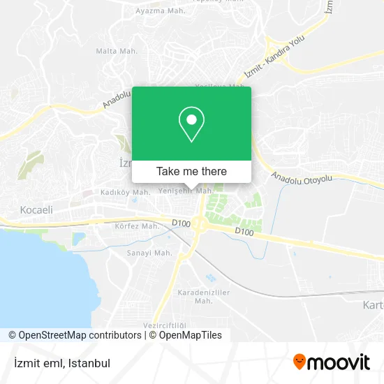 İzmit eml map