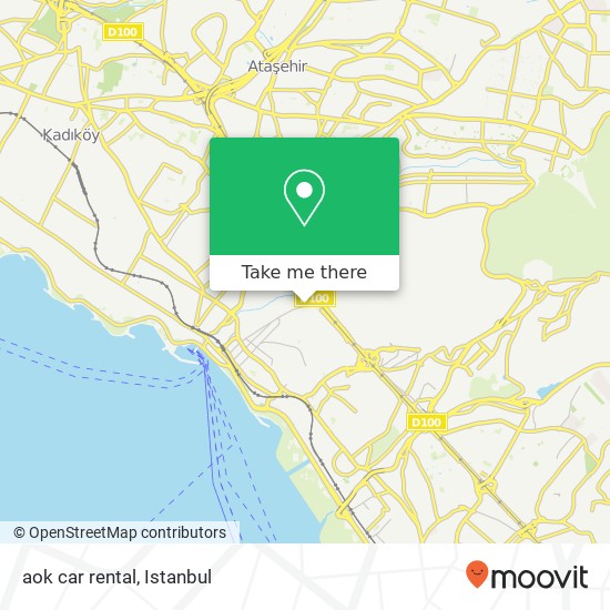 aok car rental map