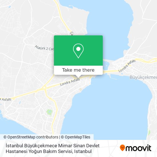 İstanbul Büyükçekmece Mimar Sinan Devlet Hastanesi Yoğun Bakım Servisi map