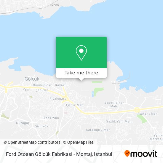 Ford Otosan Gölcük Fabrikasi - Montaj map