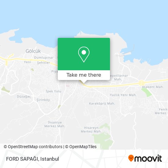 FORD SAPAĞI map