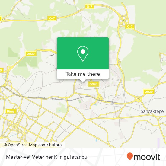 Master-vet Veteriner Klinigi map
