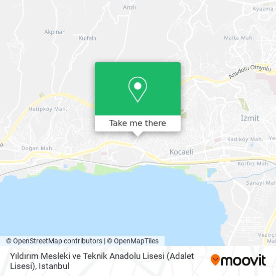 Yıldırım Mesleki ve Teknik Anadolu Lisesi (Adalet Lisesi) map