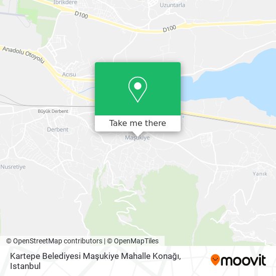 Kartepe Belediyesi Maşukiye Mahalle Konağı map