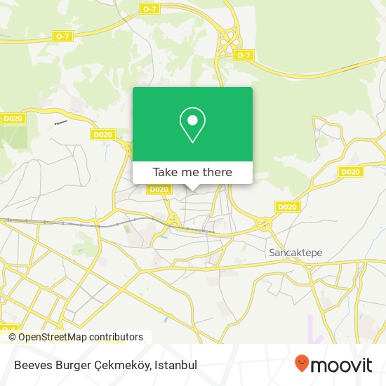 Beeves Burger Çekmeköy map