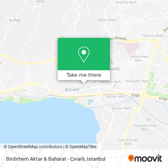 Birdirhem Aktar & Baharat - Çınarlı map