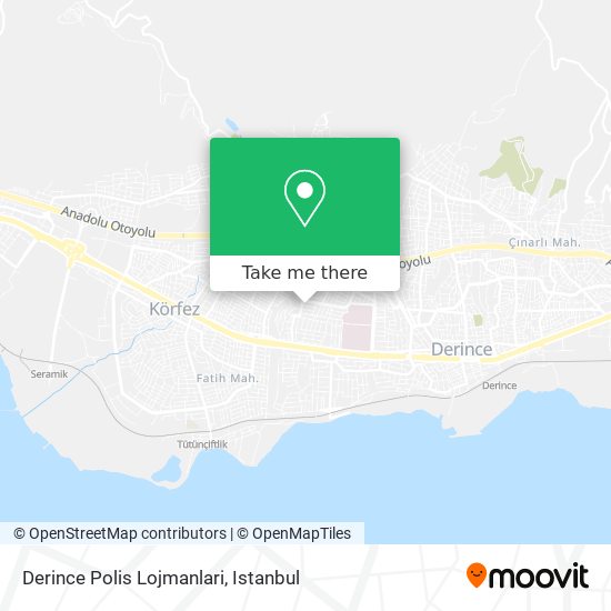 Derince Polis Lojmanlari map
