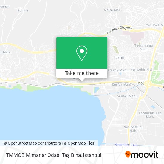 TMMOB Mimarlar Odası Taş Bina map