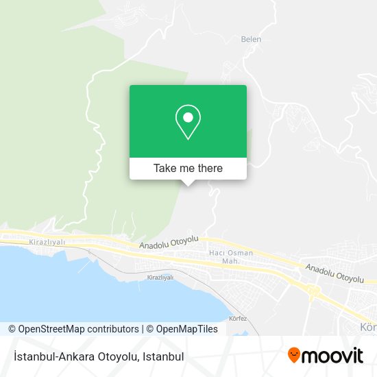 İstanbul-Ankara Otoyolu map