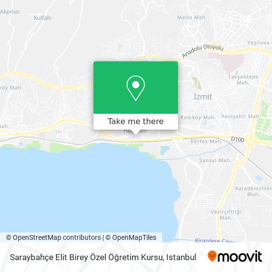 Saraybahçe Elit Birey Özel Öğretim Kursu map