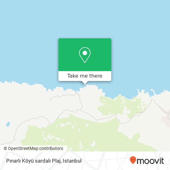 Pınarlı Köyü  sardalı Plaj map