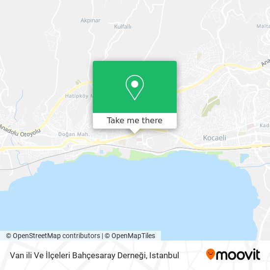 Van ili Ve İlçeleri Bahçesaray Derneği map