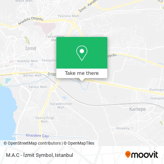 M.A.C - İzmit Symbol map