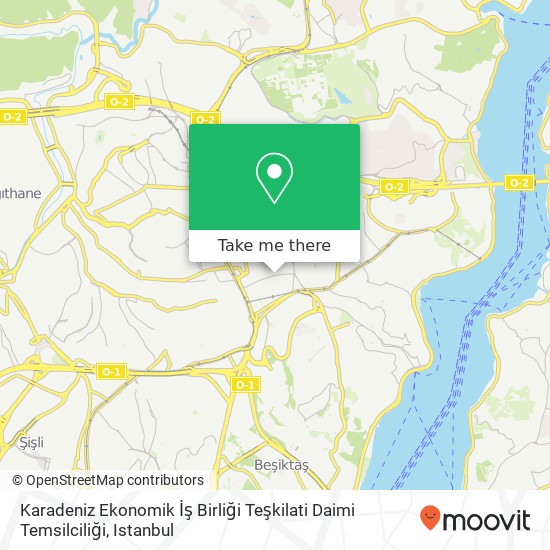 Karadeniz Ekonomik İş Birliği Teşkilati Daimi Temsilciliği map