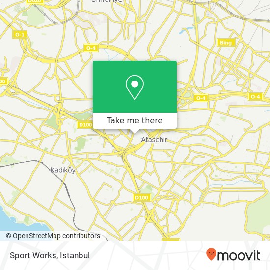 Sport Works map