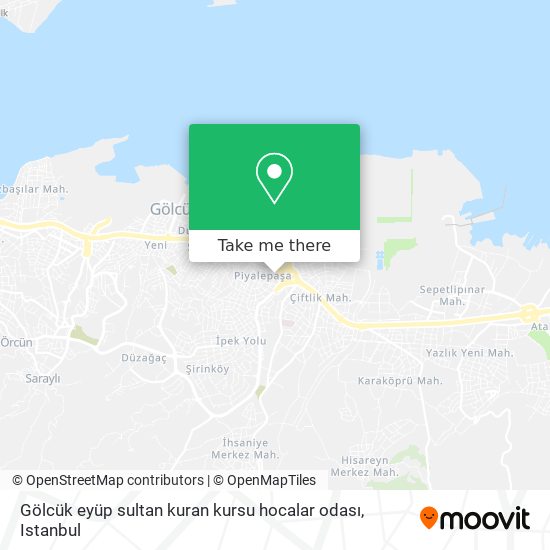 Gölcük eyüp sultan kuran kursu hocalar odası map