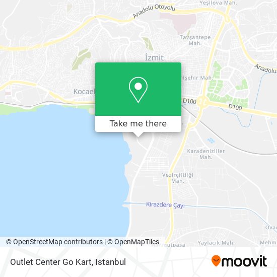 Outlet Center Go Kart map