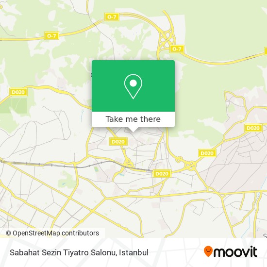 Sabahat Sezin Tiyatro Salonu map