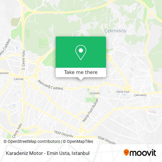 Karadeniz Motor - Emin Usta map