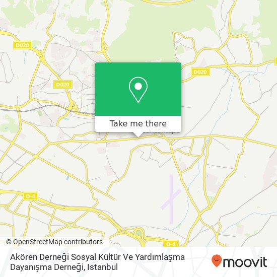 Akören Derneği Sosyal Kültür Ve Yardımlaşma Dayanışma Derneği map