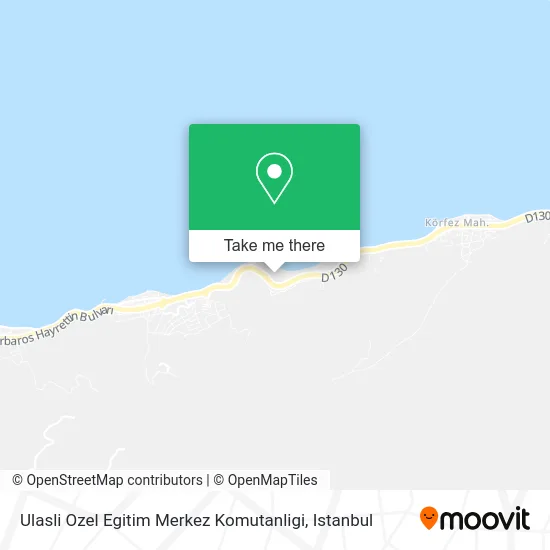 Ulasli Ozel Egitim Merkez Komutanligi map