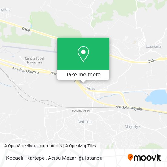 Kocaeli , Kartepe , Acısu Mezarlığı map