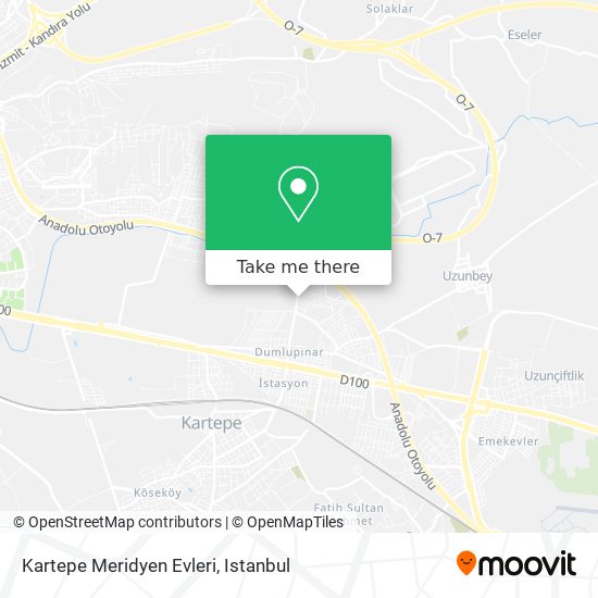 Kartepe Meridyen Evleri map