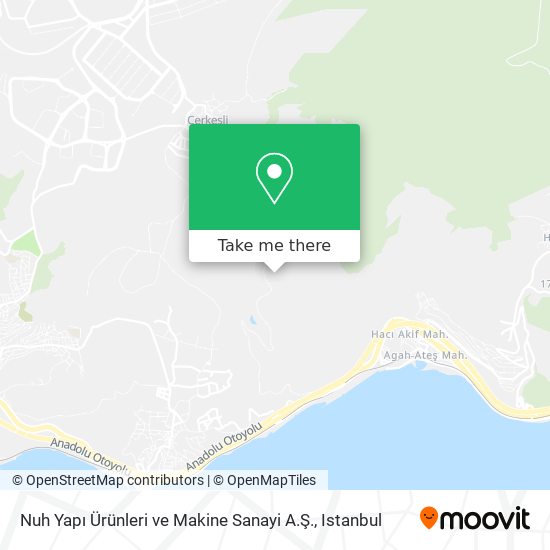 Nuh Yapı Ürünleri ve Makine Sanayi A.Ş. map