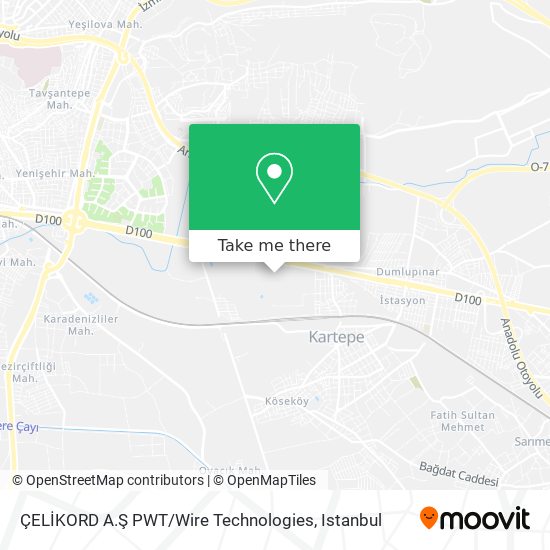 ÇELİKORD A.Ş     PWT / Wire Technologies map