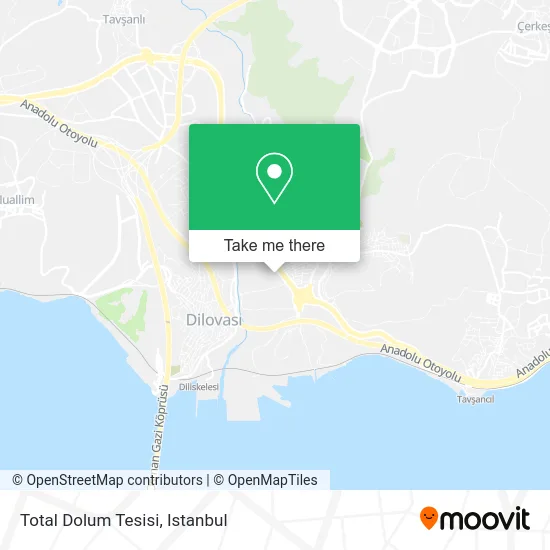 Total Dolum Tesisi map
