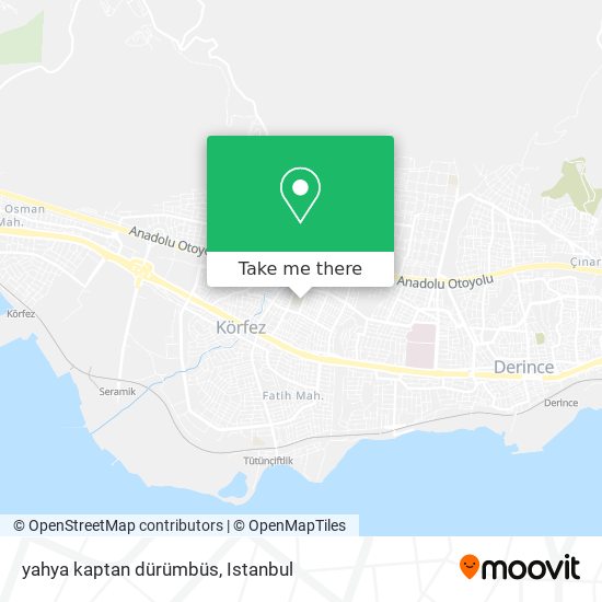 yahya kaptan dürümbüs map
