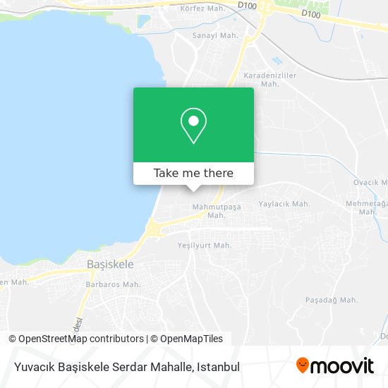 Yuvacık Başiskele Serdar Mahalle map